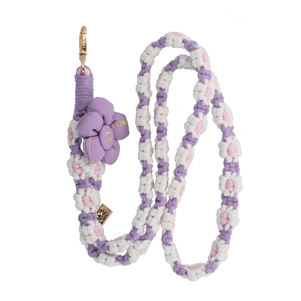 Levně Šňůrka na mobil Crochet flower GC-FR08