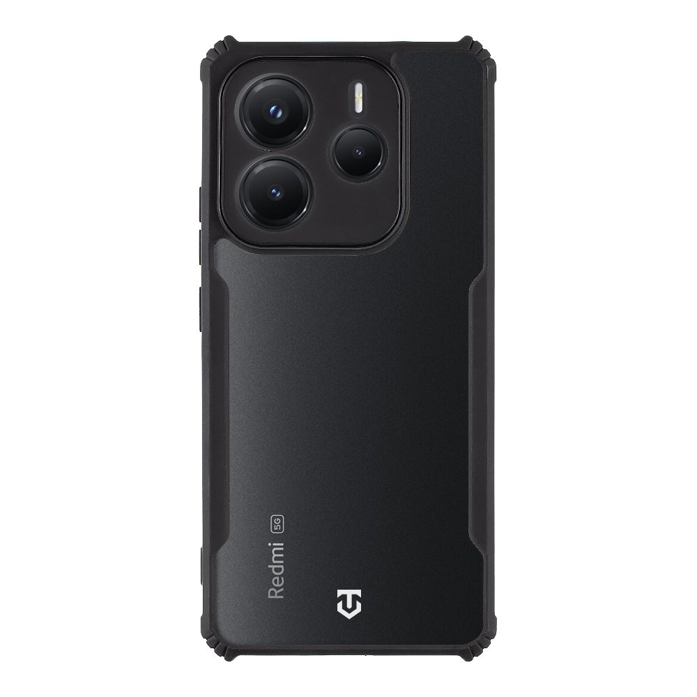 Levně Zadní kryt Tactical Quantum Stealth pro Xiaomi Redmi Note 14 5G Clear-Black