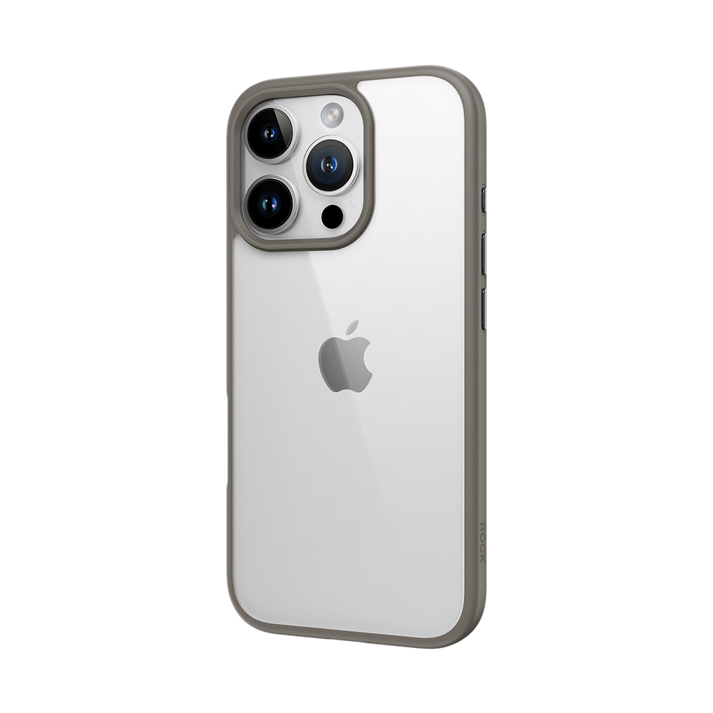 Levně Zadní kryt Rock Guard Series pro iPhone 16 Pro Max clear-grey