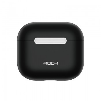 Silikonové pouzdro Rock pro Airpods 3 černé