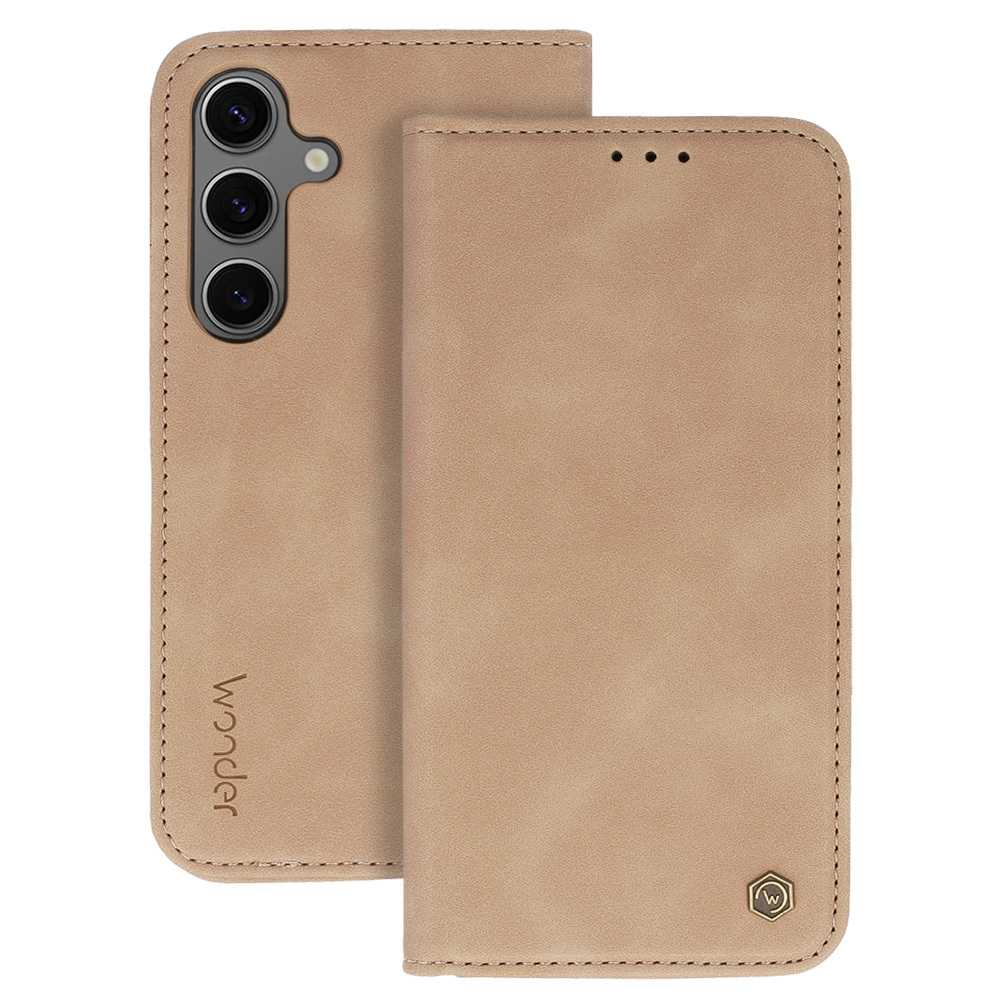 Levně Knížkové pouzdro Wonder Smart pro Samsung Galaxy A56 5G cappuccino