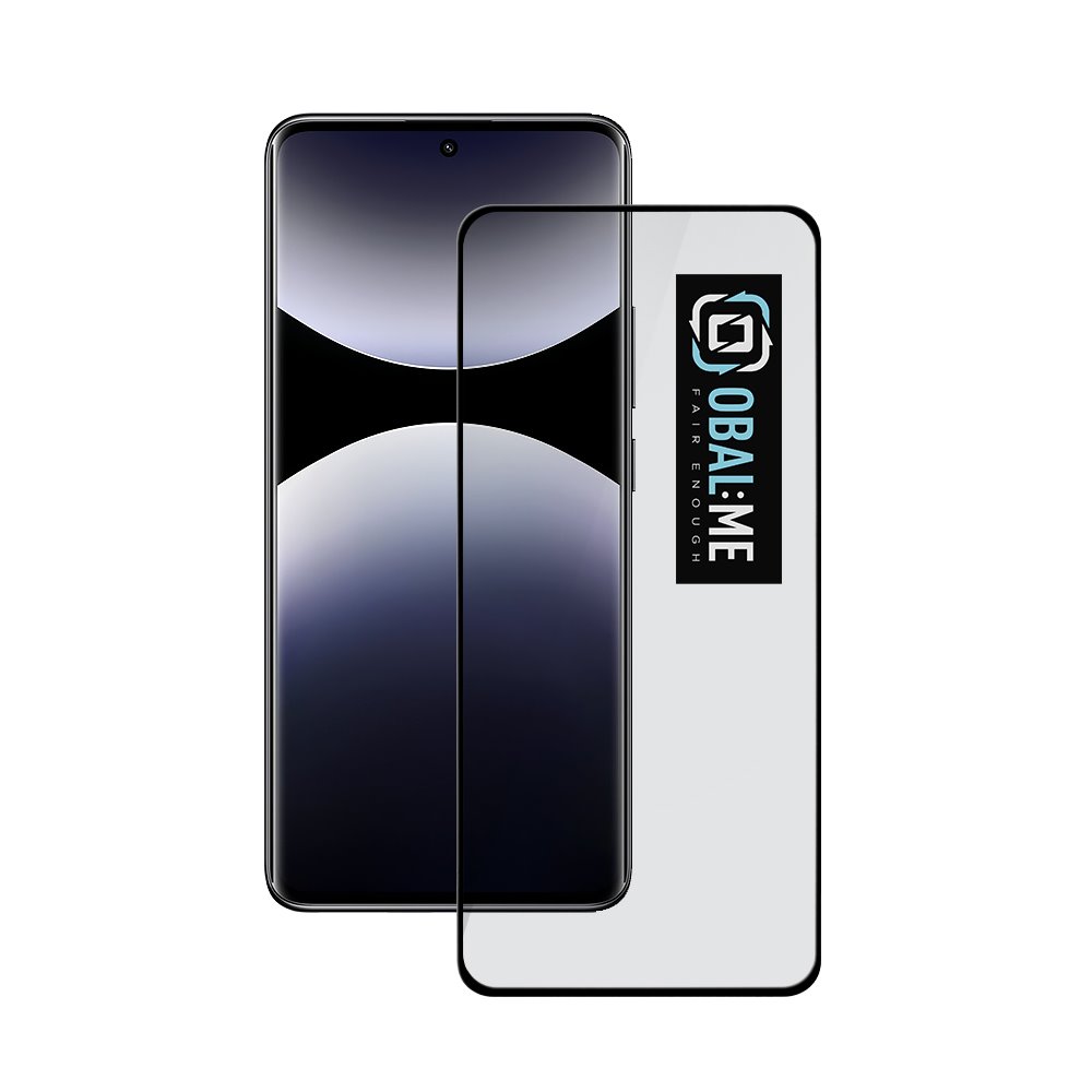 Levně Tvrzené sklo OBAL:ME 5D pro Xiaomi Redmi Note 14 Pro+ 5G Black