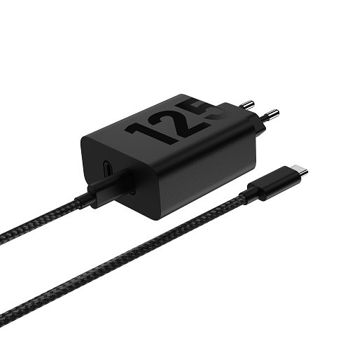 Levně Nabíječka MCD-1252 Motorola TurboPower Duo 2xUSB-C 125W s USB-C datovým kabelem černá