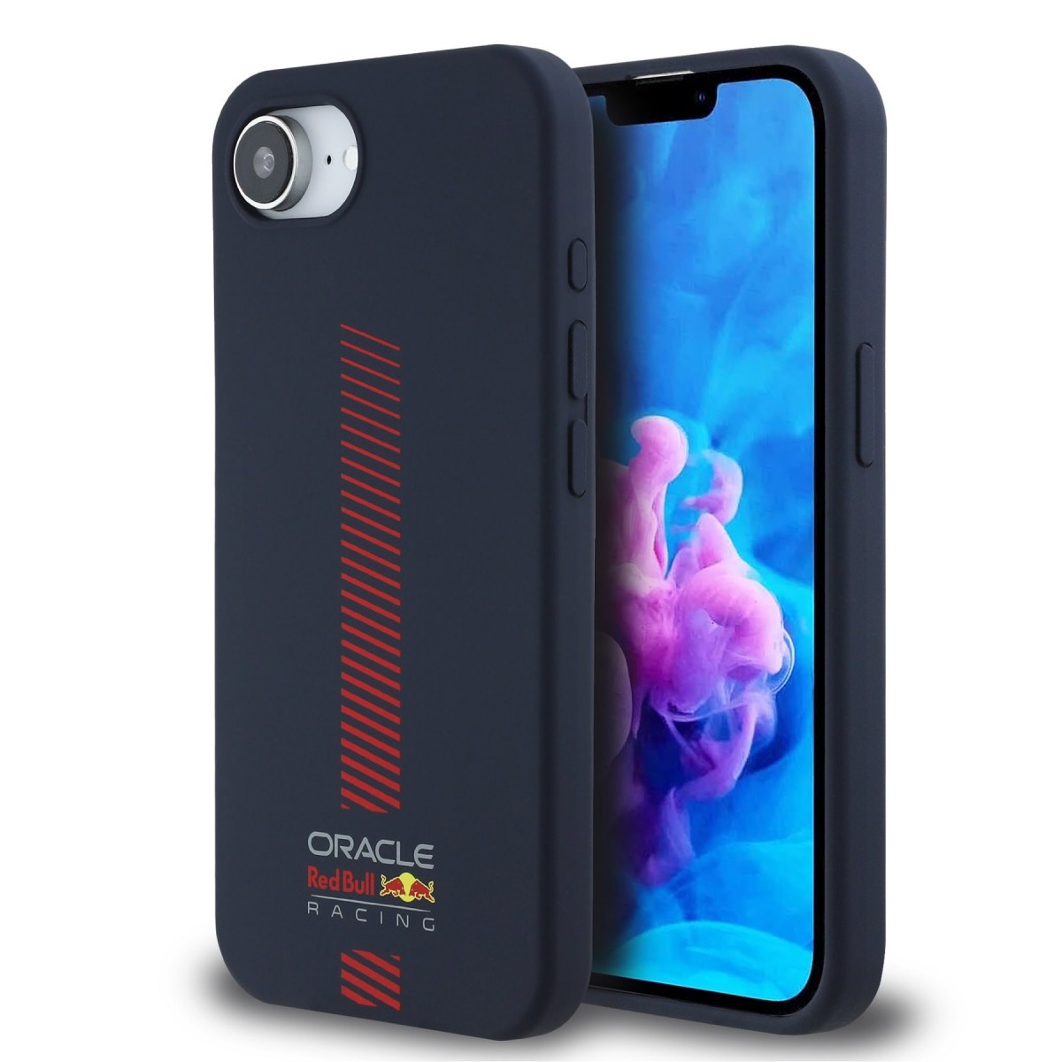 Levně Zadní kryt Red Bull Silicone Powerbar MagSafe pro iPhone 16e Navy