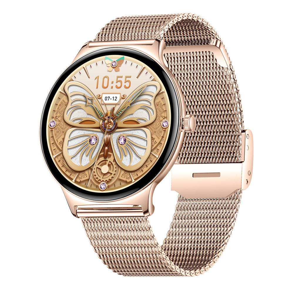 Levně Smartwatch Blavec M01 Vesta HD AMOLED (SWM01-RG) růžově zlaté