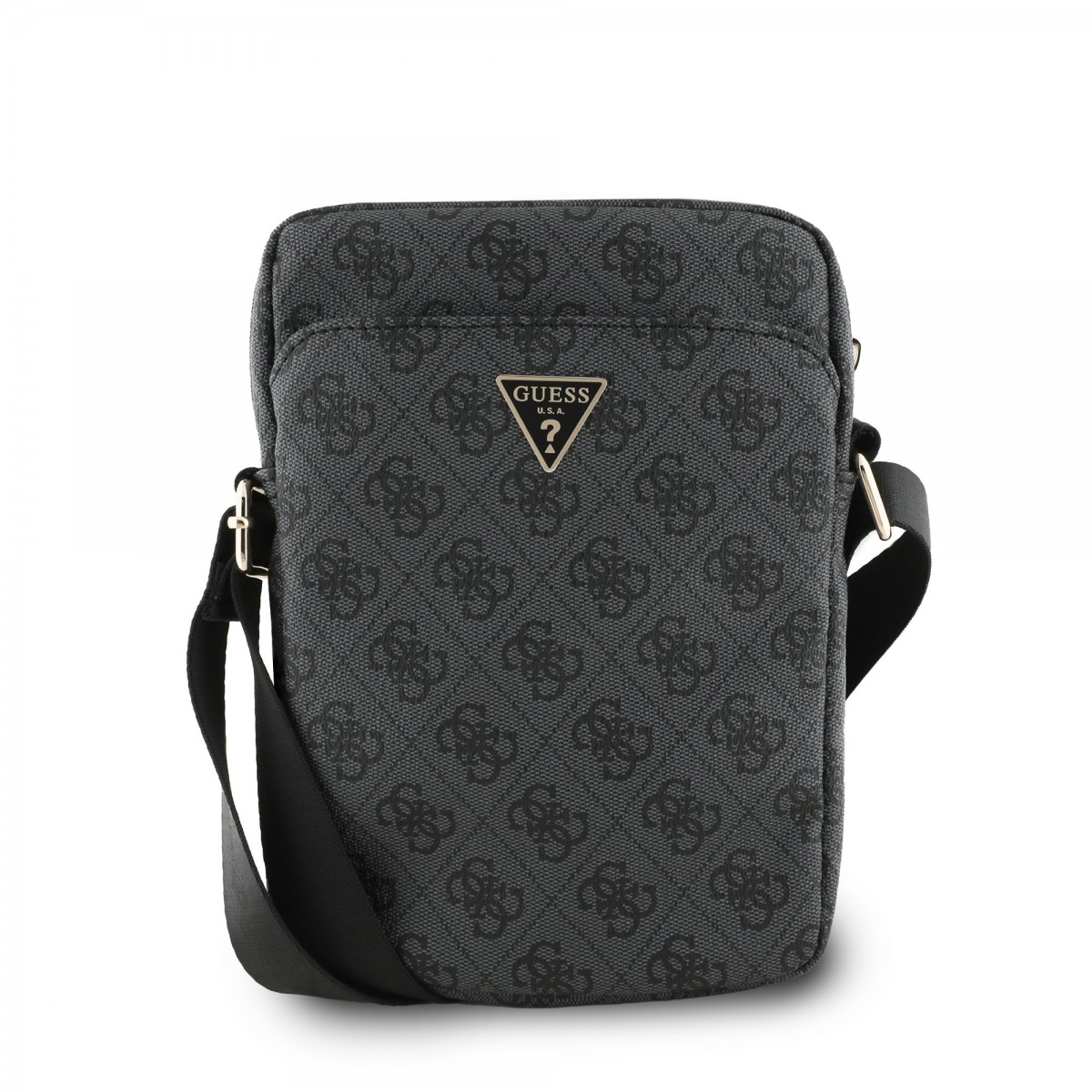 Levně Kabelka Guess PU 4G Triangle Logo 8" Black