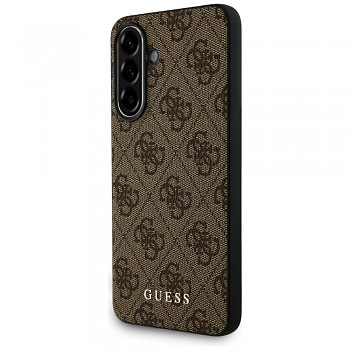 Zadní kryt GUESS 4G Metal Gold Logo pro Samsung Galaxy A36 brown