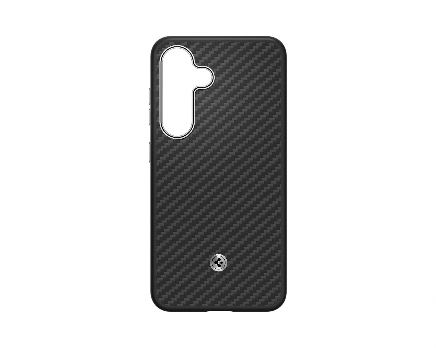 Levně Zadní magnetický kryt GP-FPS936PGA Samsung Aramid pro Galaxy S25+ Black Silver
