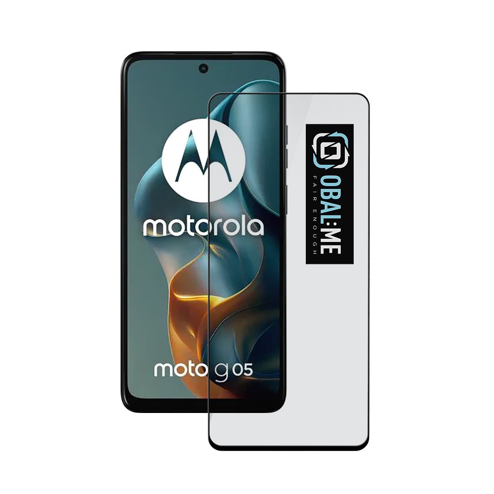 Levně Tvrzené sklo OBAL:ME 5D pro Motorola G05-E15 Black