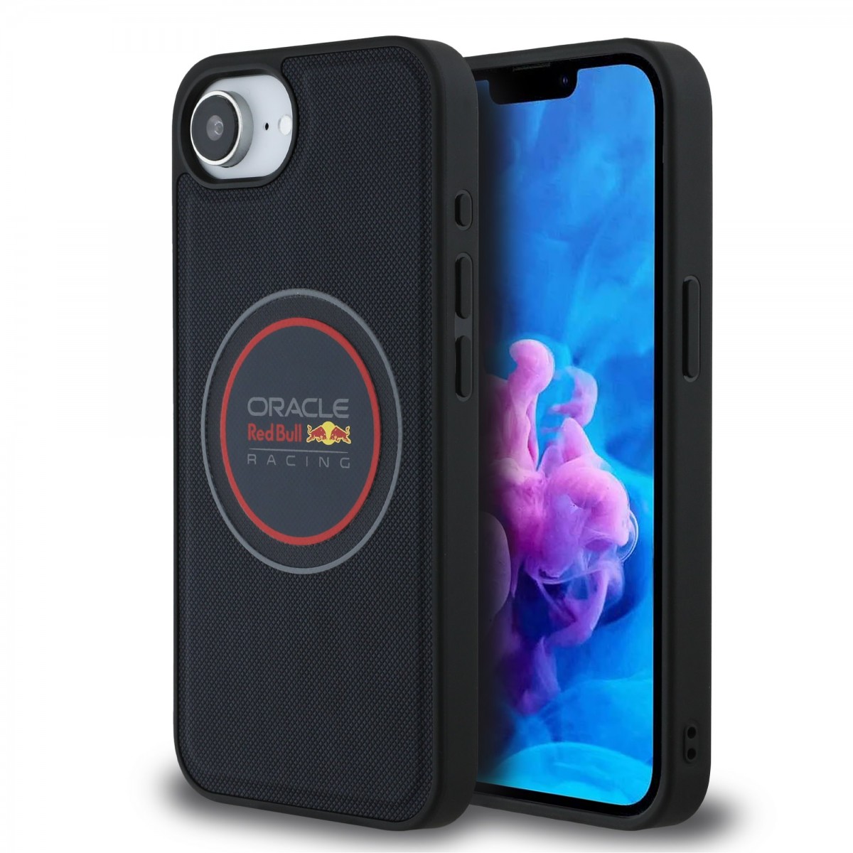 Levně Zadní kryt Red Bull PU Leather Red Ring MagSafe pro iPhone 16e Navy