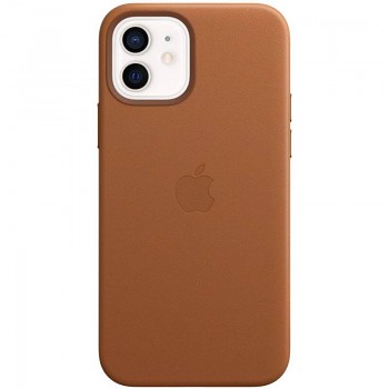 Zadní kryt MHK93ZM/A Apple MagSafe pro iPhone 12 mini Saddle Brown