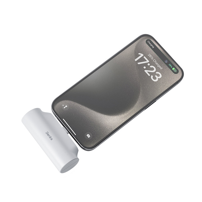 Levně Powerbank Benks PB15 Mini 5000mAh USB-C bílá