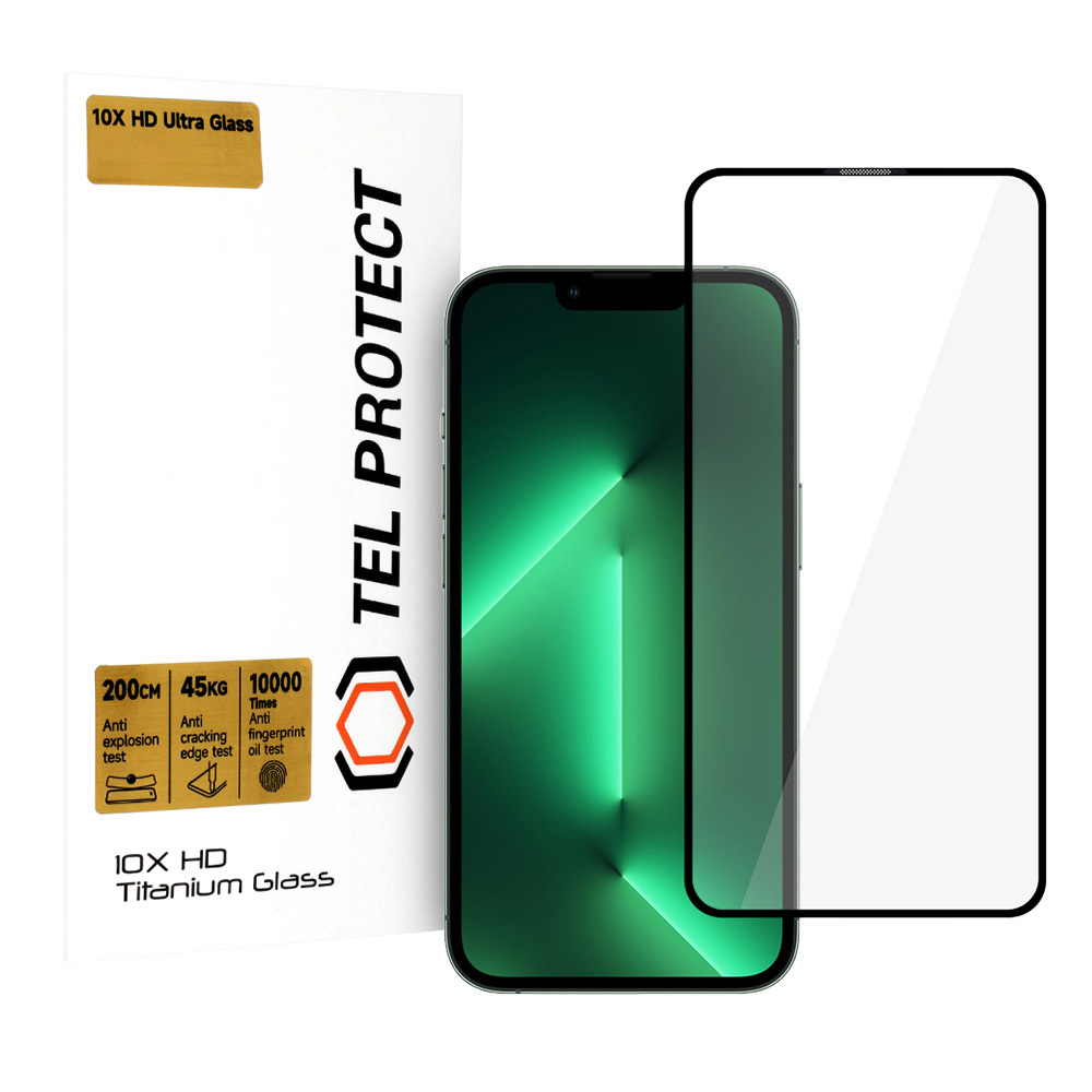 Levně Tvrzené sklo Tel Protect 10X HD Titanium pro iPhone 13-13 Pro-16e