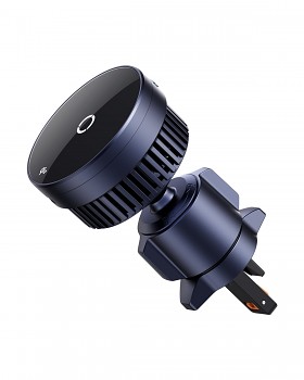 Magnetický držák Baseus MagPro s bezdrátovým nabíjením 15W černý