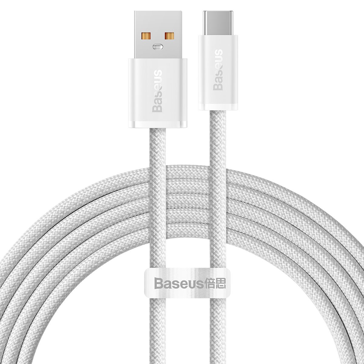 Levně Datový kabel Baseus Dynamic Series Fast Charging USB-A - USB-C 100W 2m White