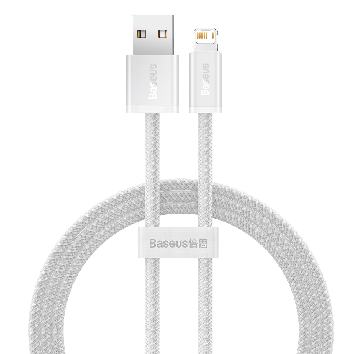 Levně Datový kabel Baseus Dynamic Series Fast Charging USB-A - Lightning 2.4A 1m White