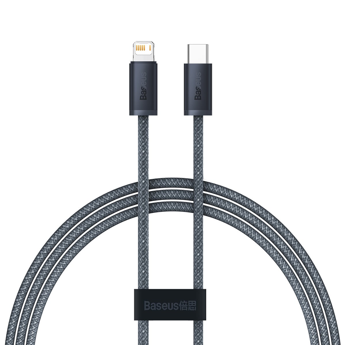 Levně Datový kabel Baseus Dynamic Series Fast Charging USB-C - Lightning 20W 1m Slate Gray