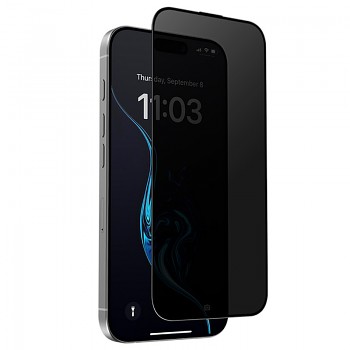 Benks tvrzené sklo Ultra Shield Privacy (FK66) pro iPhone 16 Pro Max černé