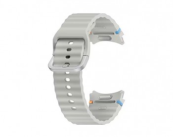 Sportovní řemínek ET-SNL31LSE Samsung Galaxy Watch 4-4 Classic-5-5 Pro-6-6 Classic-7-FE M-L Silver