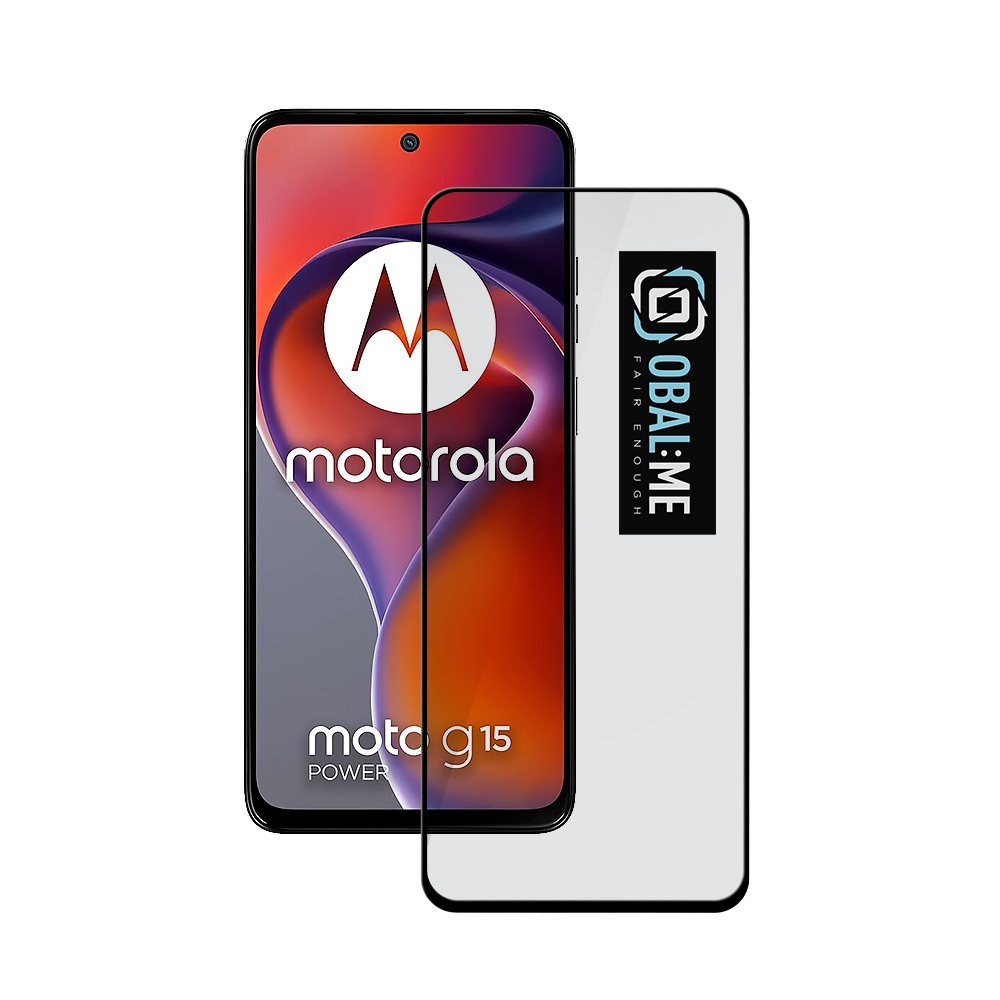 Levně Tvrzené sklo OBAL:ME 5D pro Motorola G15-G15 Power Black