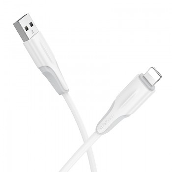 Datový kabel Borofone BX119 New USB-A - Lightning 2,4A 1m white