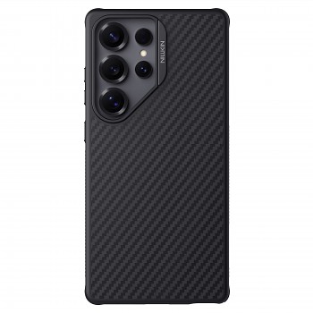Zadní kryt Nillkin Synthetic Fiber PRO Magnetic pro Samsung Galaxy S25 Ultra Silvery