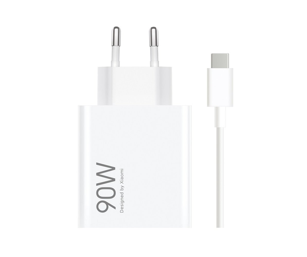 Levně Rychlonabíječka Xiaomi MDY-15-EK USB-A 90W + datový kabel USB-C 6A White