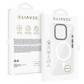 Zadní kryt Liavec Hybrid Magsafe Clear pro iPhone 15 Pro
