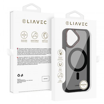 Zadní kryt Liavec Hybrid Smoke Magsafe pro iPhone 16