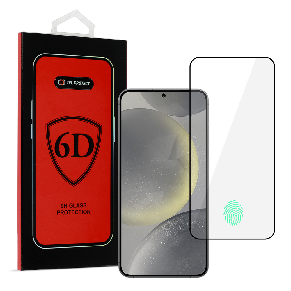 Levně Tvrzené sklo Tel Protect Full Glue 6D pro SAMSUNG GALAXY S25 EDGE BLACK