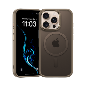 Zadní kryt Benks Magnetic Mist Metal Frame pro iPhone 16 Pro Max titanium