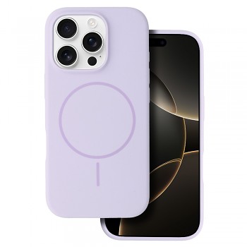 Zadní kryt Magsafe Slim Silicone pro iPhone 16 purple