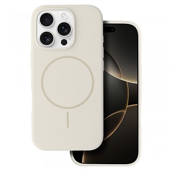Zadní kryt Magsafe Slim Silicone pro iPhone 16 Pro stone