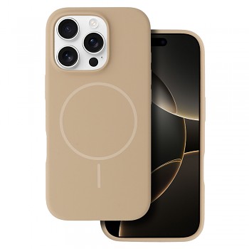 Zadní kryt Magsafe Slim Silicone pro iPhone 14 brown