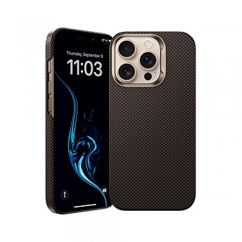 Zadní kryt Benks Magnetic Armor Tint Kevlar 1000D (SA65) pro iPhone 16 Pro gold