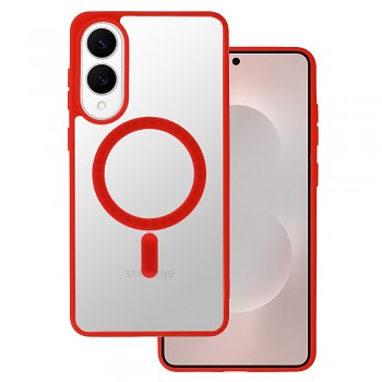 Zadní kryt Acrylic Color Magsafe pro Samsung Galaxy S25 Edge red