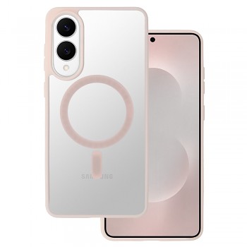 Zadní kryt Acrylic Color Magsafe pro Samsung Galaxy S25 Edge light pink