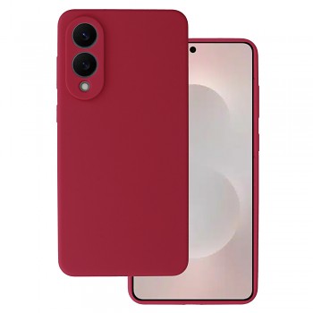 Zadní kryt Silicone Lite pro Samsung Galaxy S25 Edge burgundy