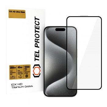 Tvrzené sklo Tel Protect 10X HD Titanium pro iPhone 16 Pro Max
