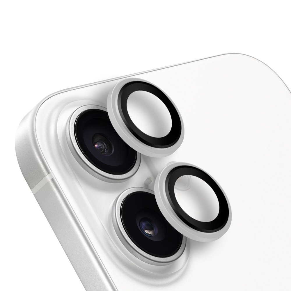 Levně Ochrana čoček OBAL:ME pro Apple iPhone 16-16 Plus White