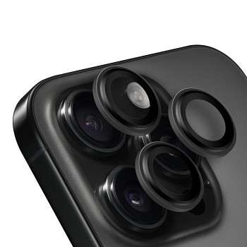 Ochrana čoček OBAL:ME pro Apple iPhone 15 Pro-15 Pro Max Black Titanium