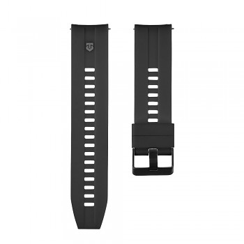 Silikonový řemínek Tactical Quick Release 22mm Black