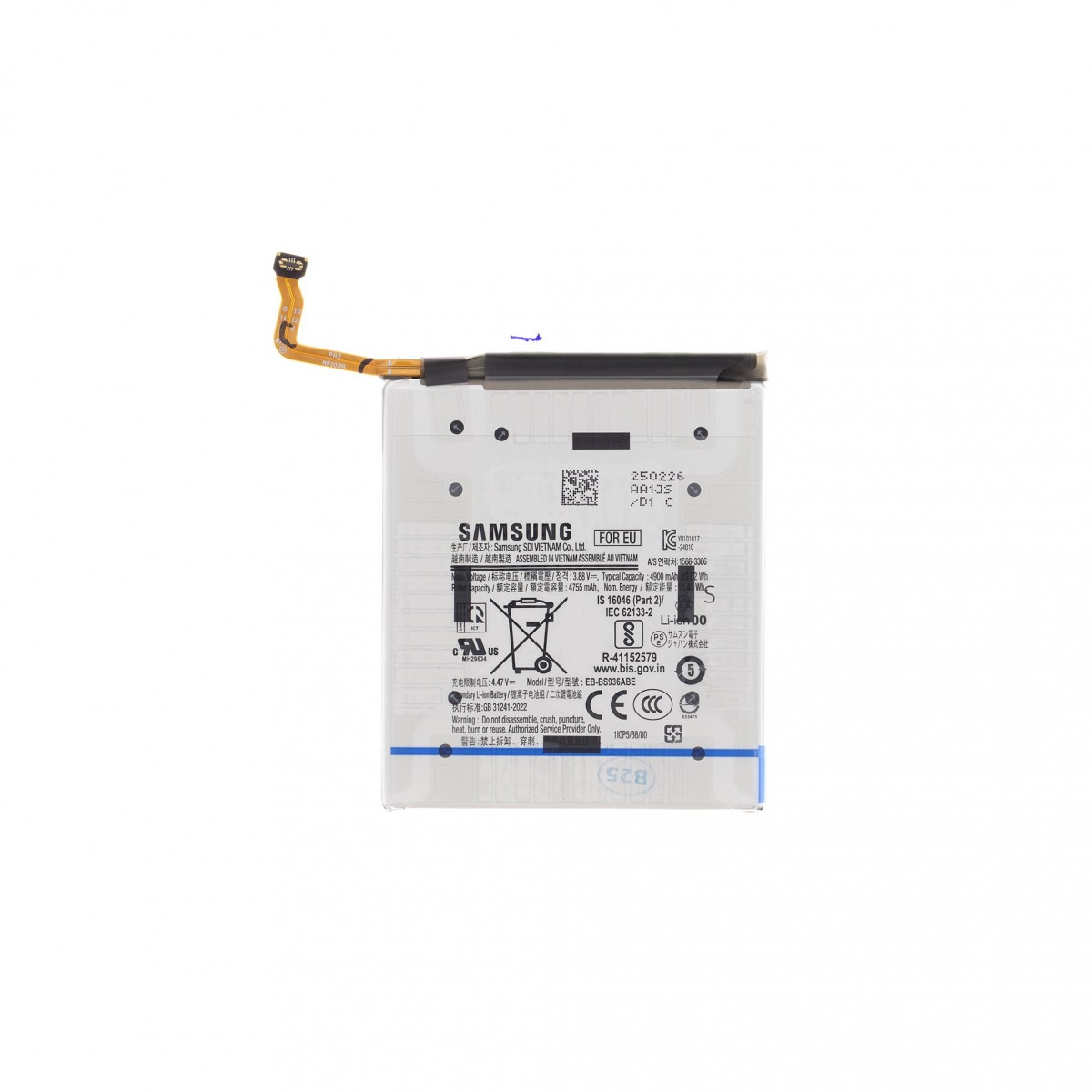 Levně Baterie EB-BS936ABE Samsung Li-Ion 4900mAh (Service Pack)
