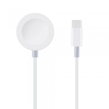 Nabíjecí kabel OBAL:ME pro Apple Watch USB-C White