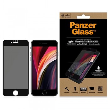 Tvrzené sklo PanzerGlass Privacy CF pro Apple iPhone SE 2020-2022-6-7-8 Black