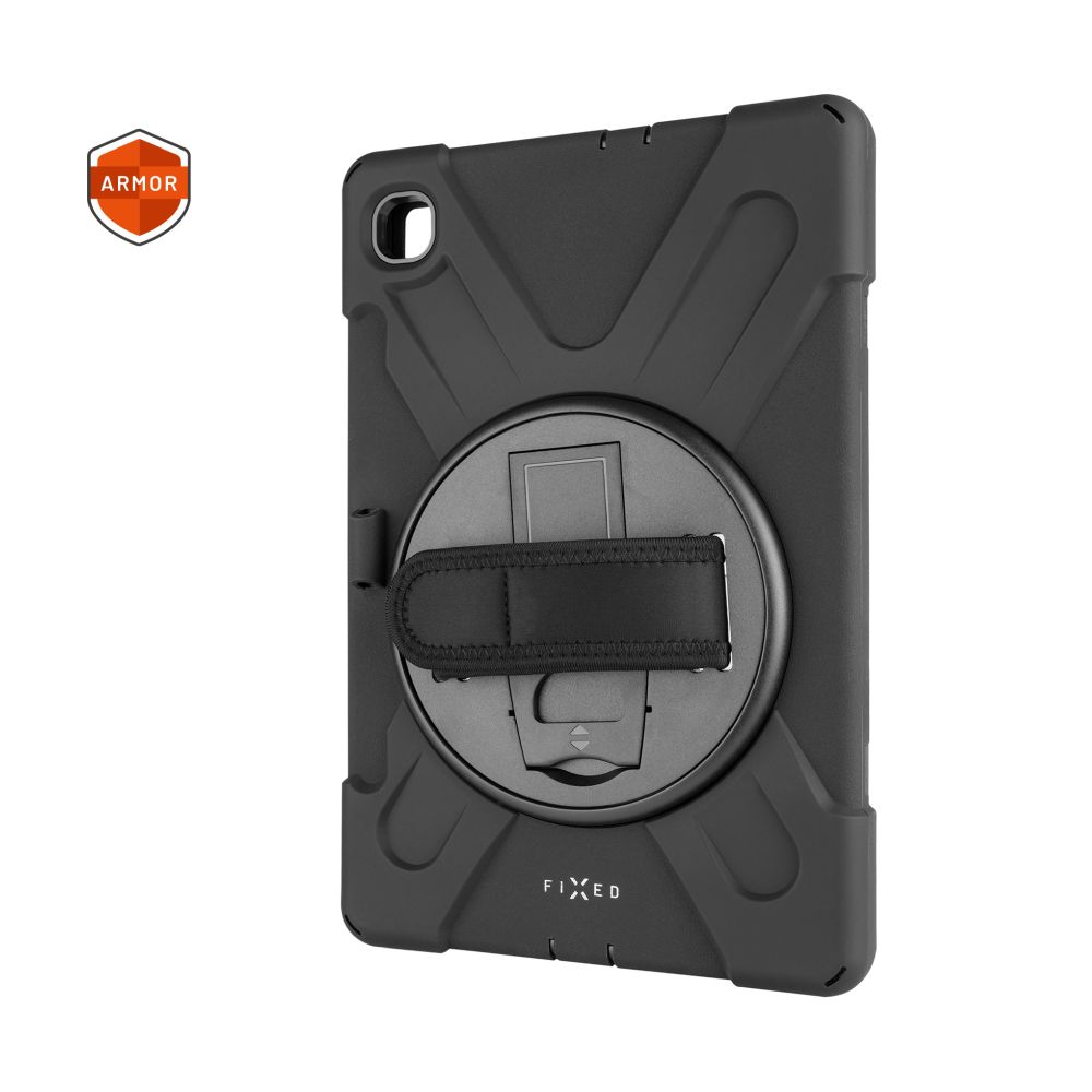 Levně Odolné pouzdro se stojánkem FIXED Rugged Tab Case pro Samsung Galaxy Tab S6 Lite 2020/2022/2024, černé