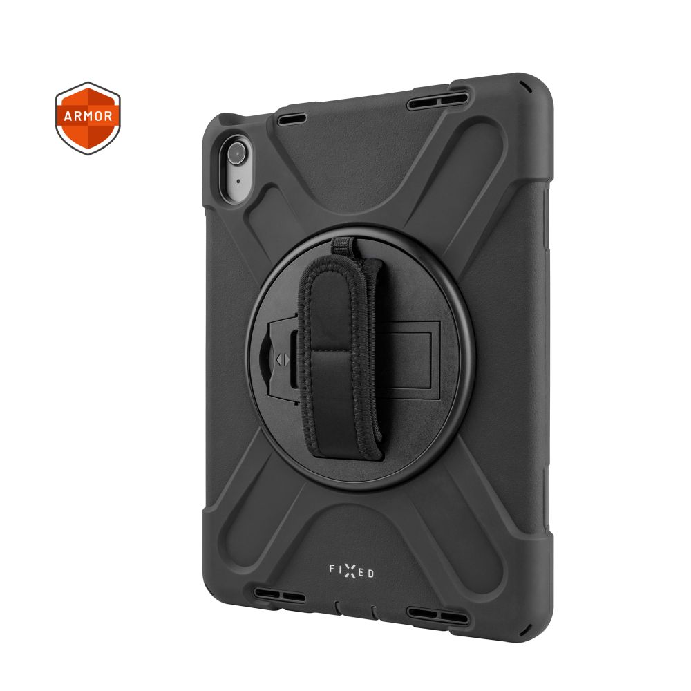 Levně Odolné pouzdro se stojánkem FIXED Rugged Tab Case pro Apple iPad 10,9" (2022)/iPad 11" (2025), černé