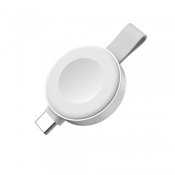Nabíjecí USB-C adaptér FIXED Orb 2 pro Apple Watch s podporou rychlonabíjení, bílý