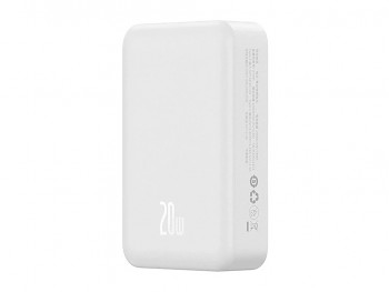 Magnetická powerbanka Baseus 20000mAh 20W White