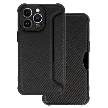 Knížkové pouzdro Razor Carbon pro Samsung Galaxy A26 5G černé